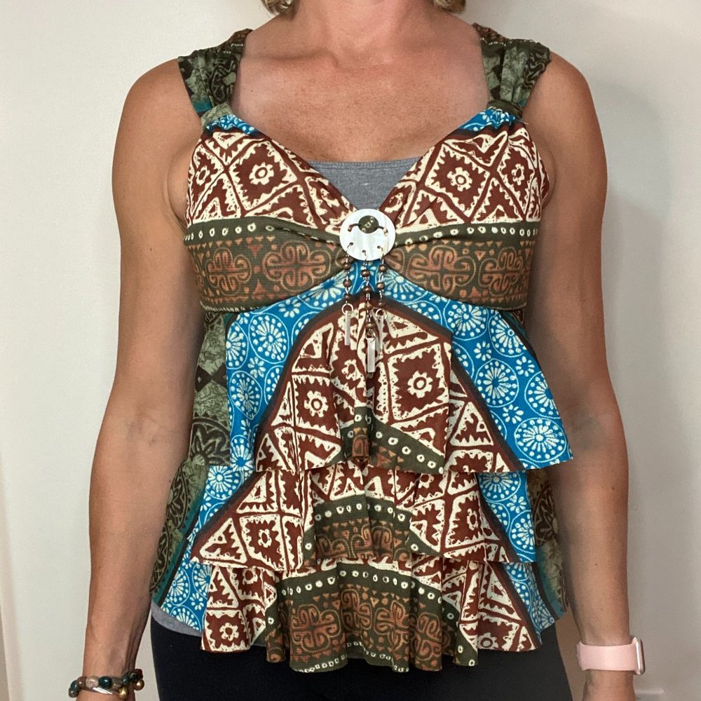 Blouse, multi-coloured Tank, Venus